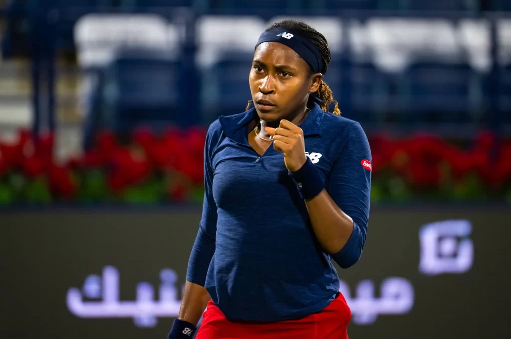 Gauff, Pliskova’nın galibiyet serisini sonlandırarak Dubai’de çeyrek finale yükseldi